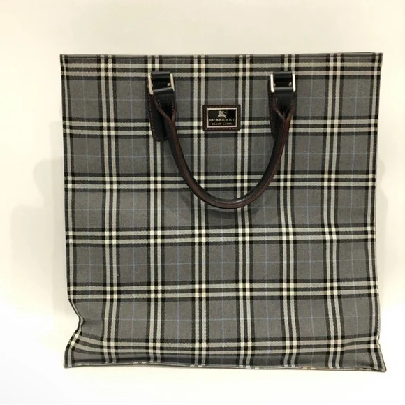 Burberry | Bags | Burberry Gray And Black Plaid Black Label  display picture 1